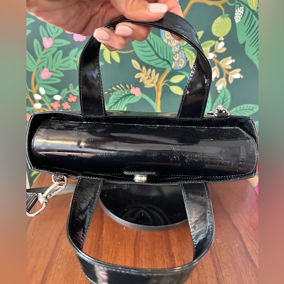 GUCCI SoHo Large GG Black Patent Two-Way Tote /Shoulder Bag 🖤(optional wallet) - Picture 5 of 17